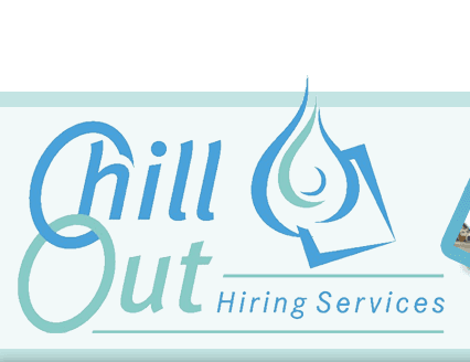Chill Out Hiring Services graphic from the previous website